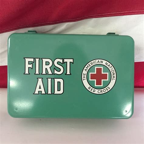 Vintage First Aid Kit Box for sale 